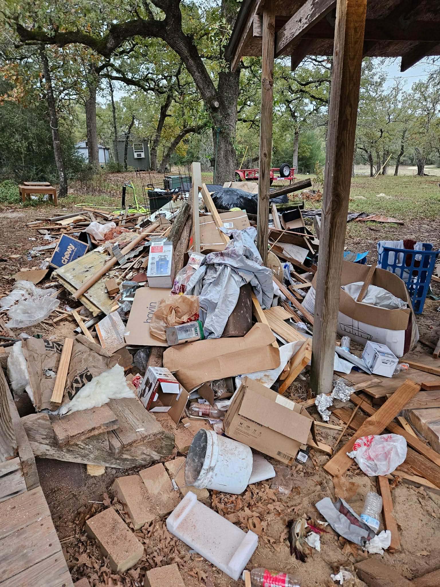 Large outdoor junk pile cleared Seattle